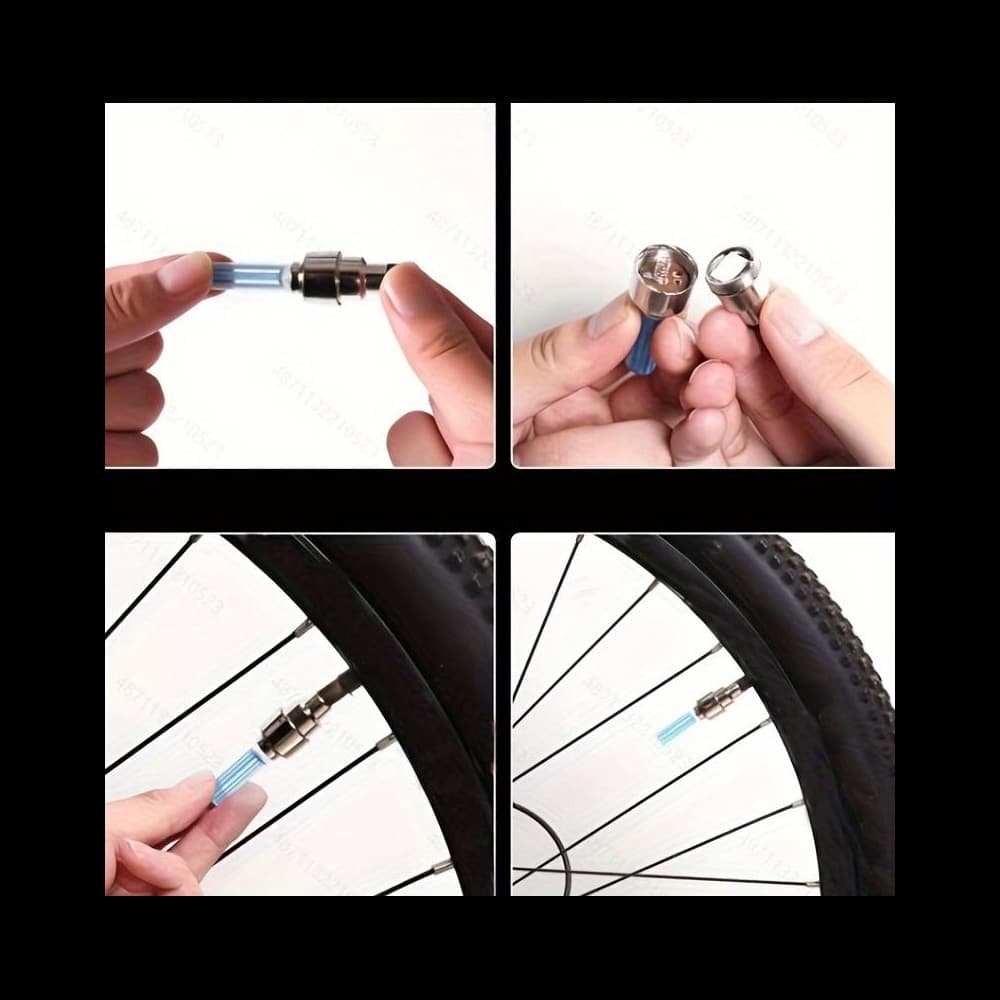 2-Pak - Fireflys - Led-lys til cykler (blå, grøn, gul eller pink)