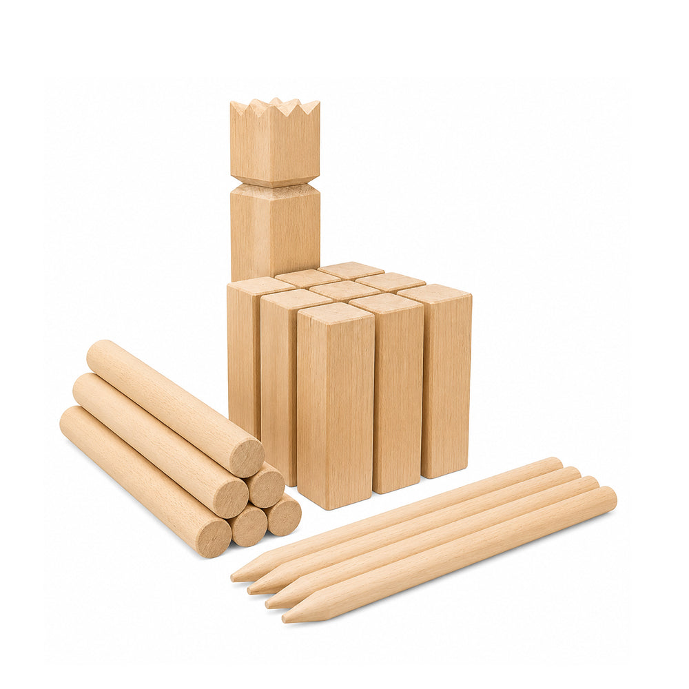 Kongespil Kubb i træ
