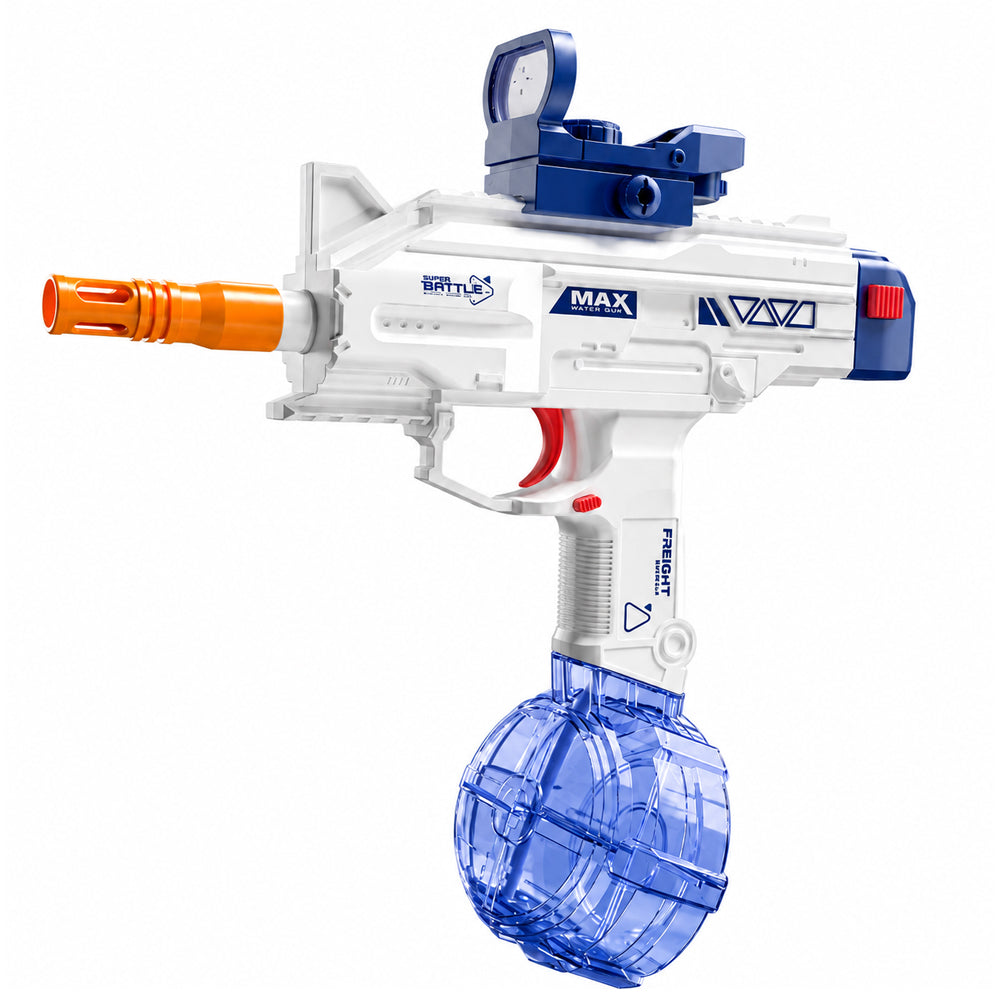 Vandpistol UZI - Elektrisk vandpistol med tromlemagasin