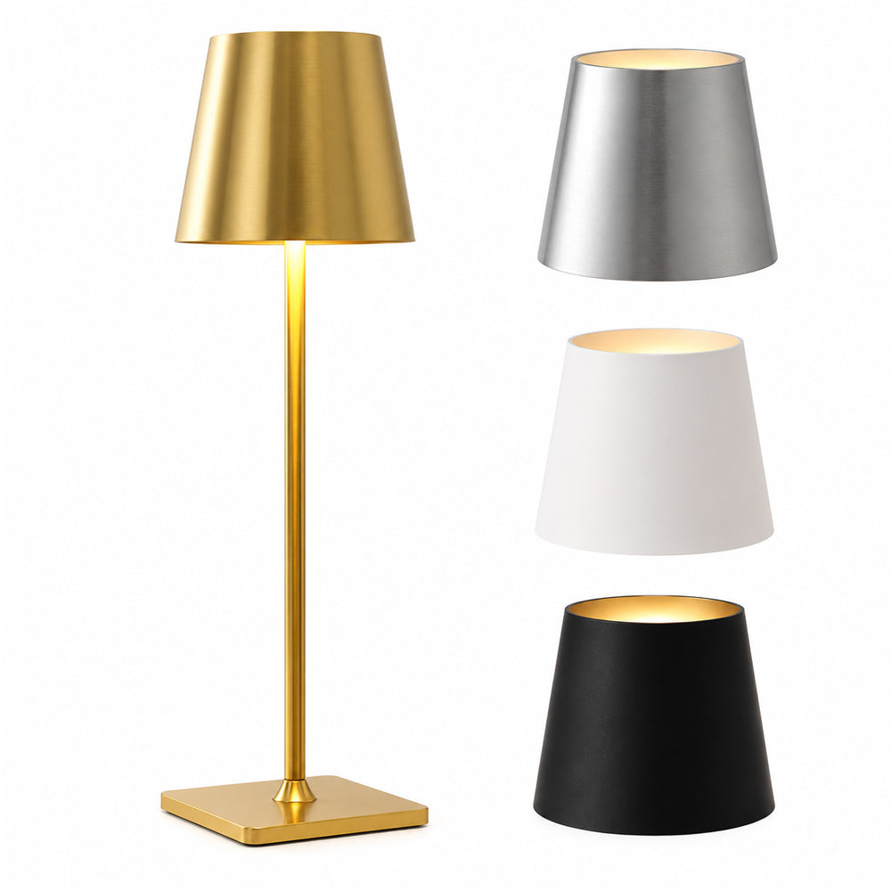 Bordlampe LED m/touch & genopladelig funktion