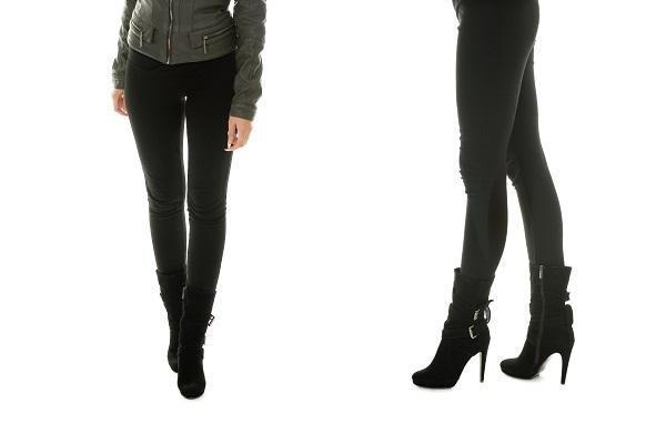 Flotte leggings i shiny læderlook (fås i 7 farver)