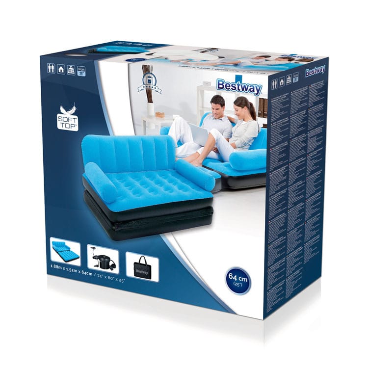 Oppustelig sovesofa fra Bestway