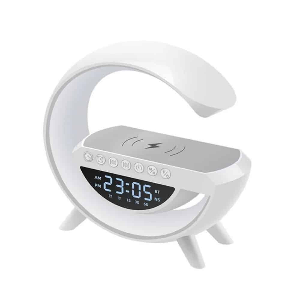 G-lys - Trådløs oplader m. bluetooth højtaler og RGB-lampe