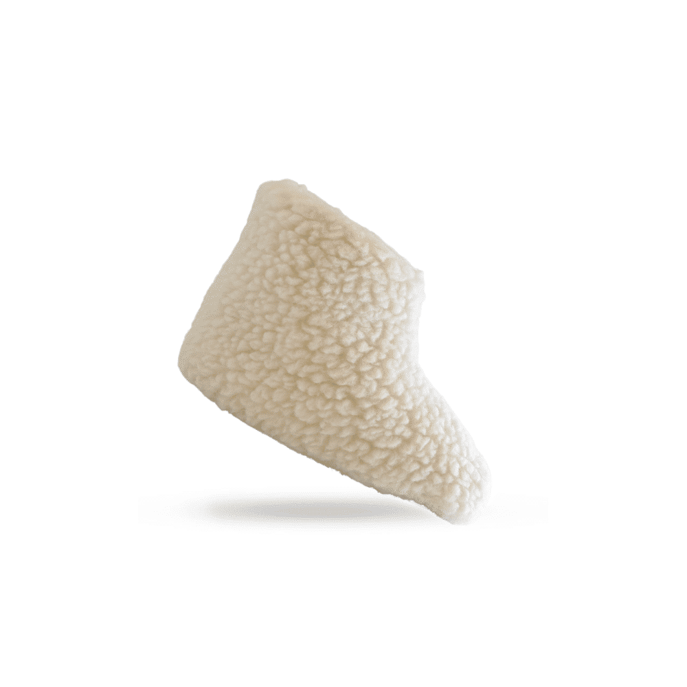 Fluffy Uldstøvle (100% ren uld) - Model Hvid - Dansk Design fra SHUS