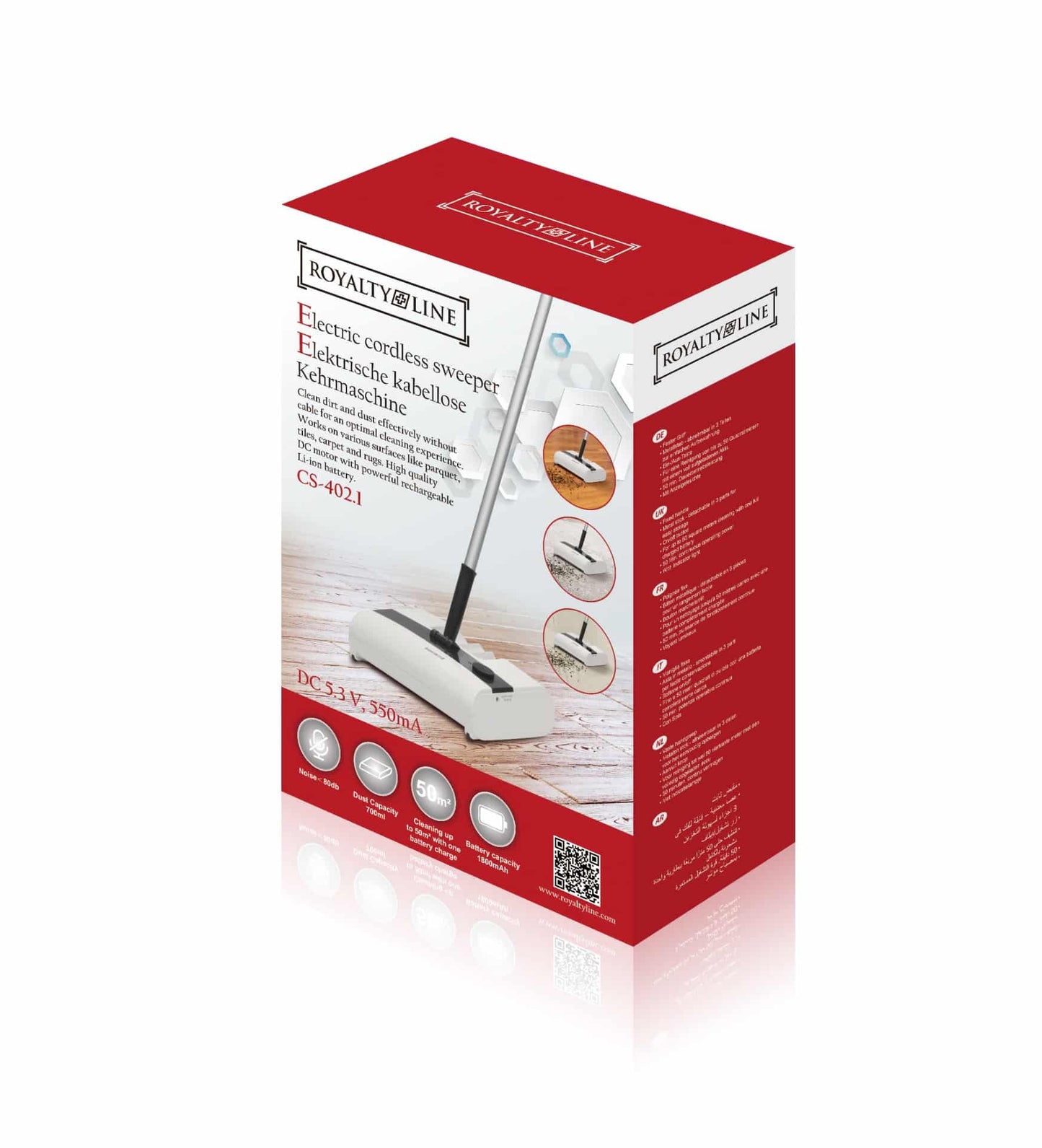 Royalty Line Elektrisk Ledningsfri Fejemaskine