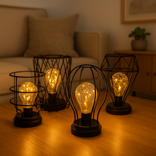 LED Dekorationslampe i Industrial Style