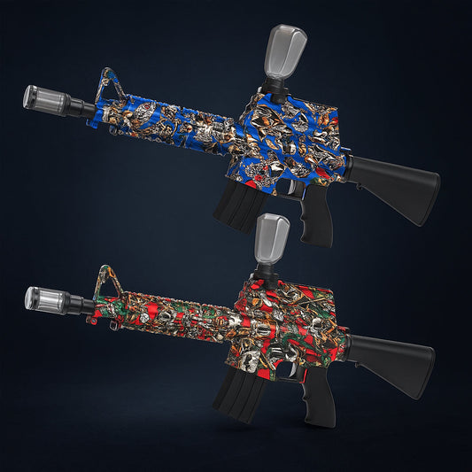 Gel Blaster M16 - elektrisk med sejt lys og røg når den skyder