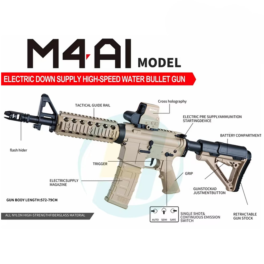 Gel Blaster – Elektrisk Gevær – model M4A1