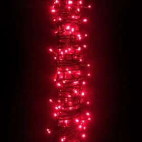 LED-lyskæde - indendørs/udendørs 10 meter, grøn, multifarvet eller blå