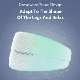 Knæpude der aflaster knæ, ryg & hofte - memory skum 25x21x13 cm. m/aftageligt betræk (hjerteformet)