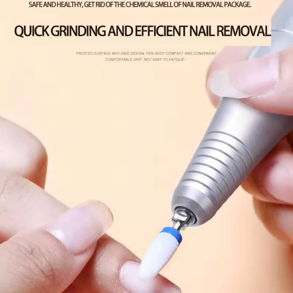 Elektrisk Neglefil - Manicuresæt - 35000 rpm m/6 bits