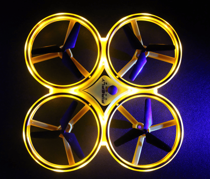 Drone håndstyret Quadcopter (Gyro & LED)