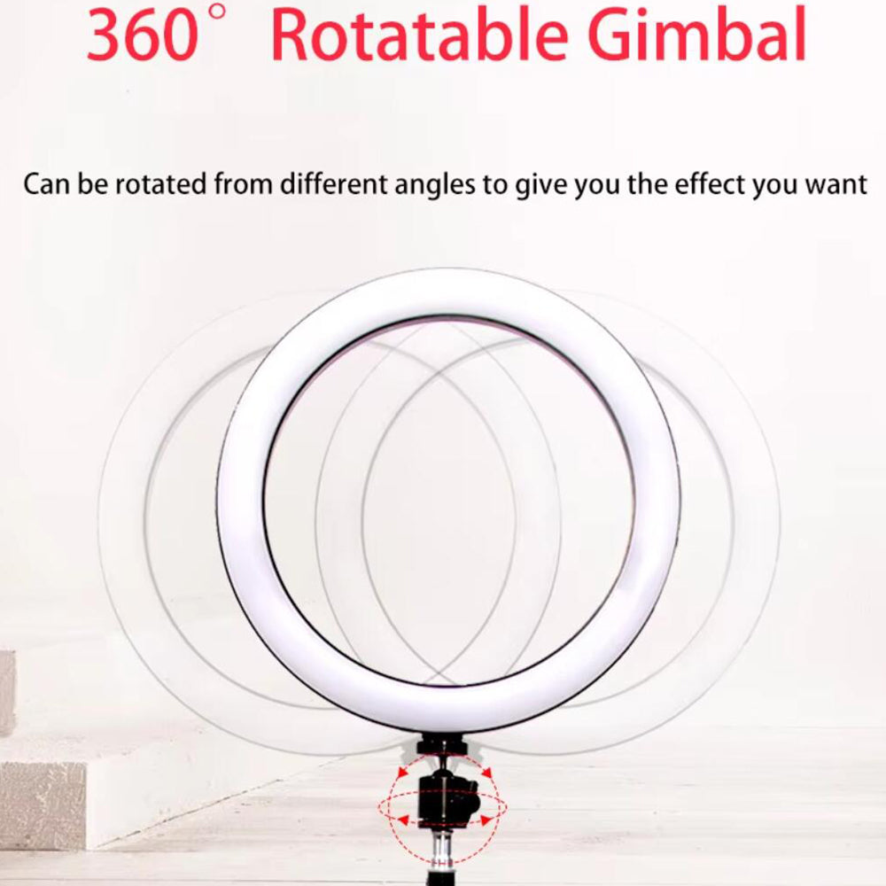 LED Ring Light – Perfekt Lys til Makeup, Livestreaming og Fotografi!