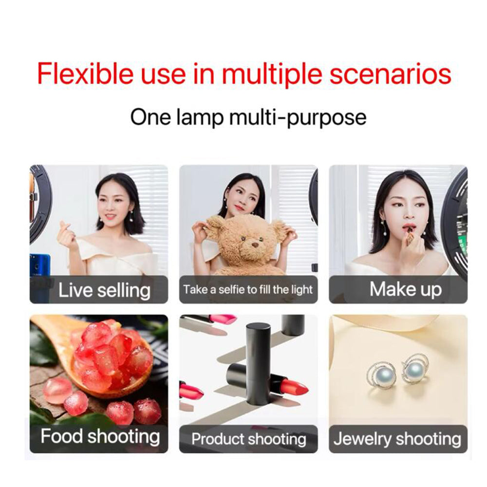 LED Ring Light – Perfekt Lys til Makeup, Livestreaming og Fotografi!