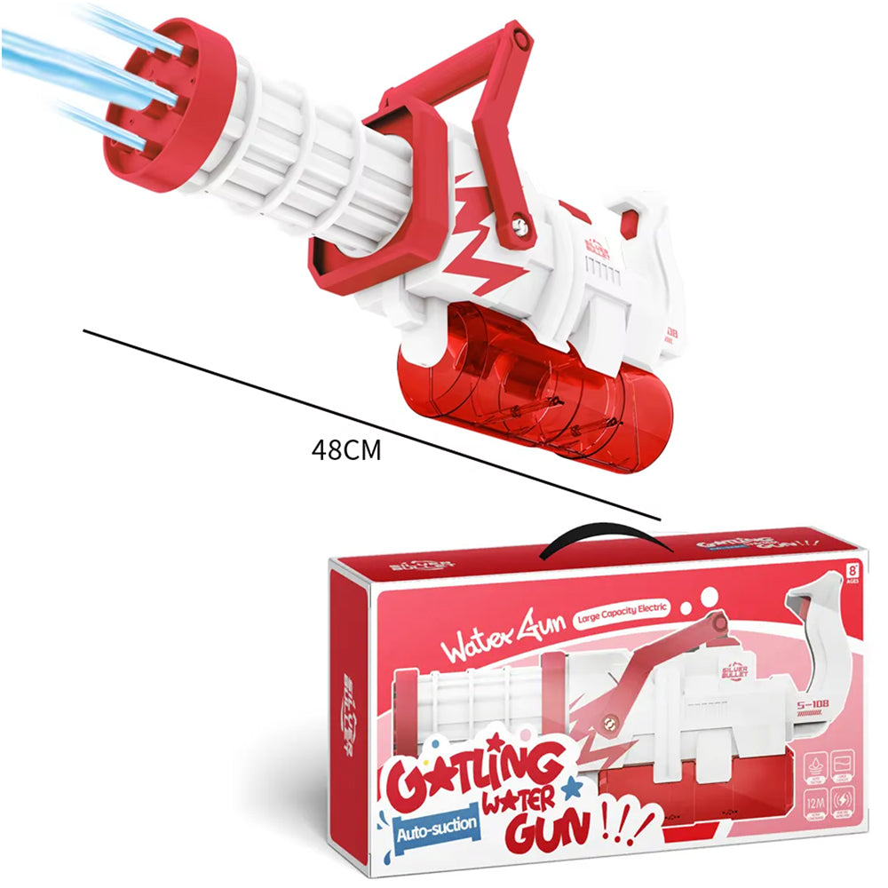 Elektrisk Vandpistol – GATLING S308C-A – med Stor Kapacitet