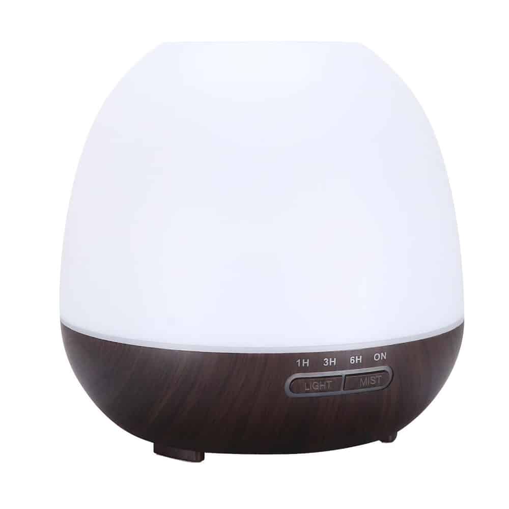 Aroma Diffuser 400 ML m/fjernbetjening - Stilren og smuk – 2 farver -