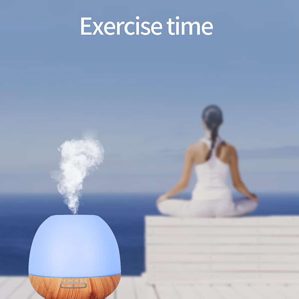 Aroma Diffuser 400 ML m/fjernbetjening - Stilren og smuk – 2 farver -