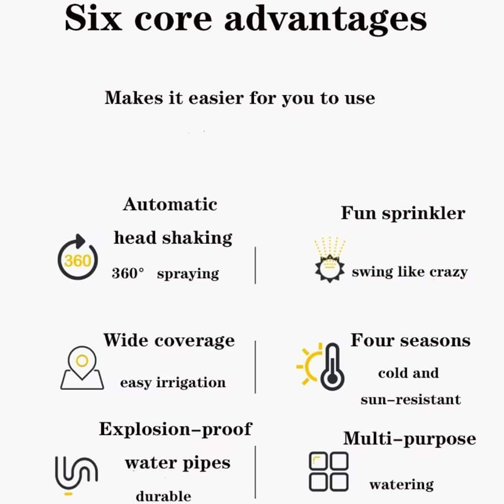 Blomsterformet sprinkler - dekorativ & effektiv