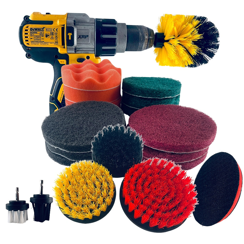 Rengøringsbørster - 4-i-1, 12-i-1 eller 22-i-1