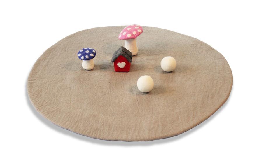 Uldtæppe fra Nepal i 100% uld (fås i 4 forskellige farver)