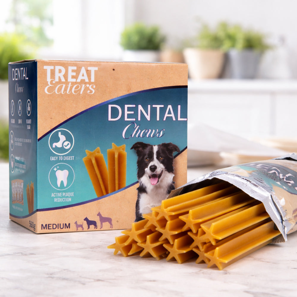 Dental Tyggeben til Hund – Sund Mund & Frisk Ånde (7x4) 560G