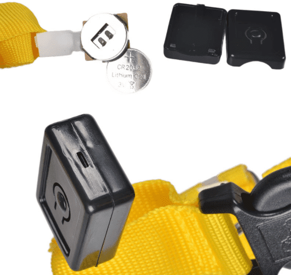 Hundehalsbånd med led-lys