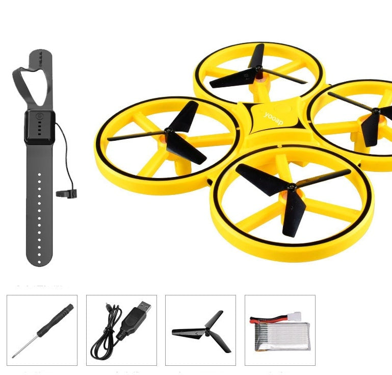 Drone håndstyret Quadcopter (Gyro & LED)