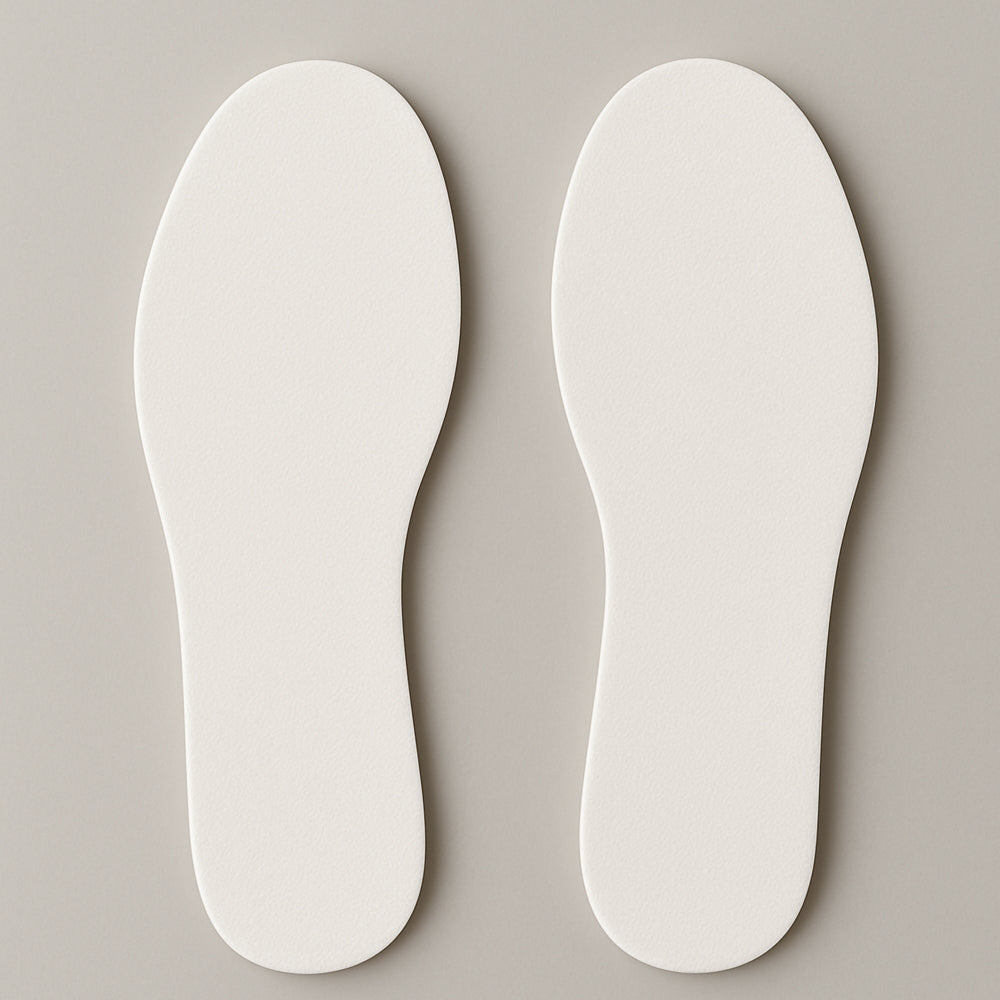 Fodsål / skoindlæg i memory skum - 1 par hvid (one-size)