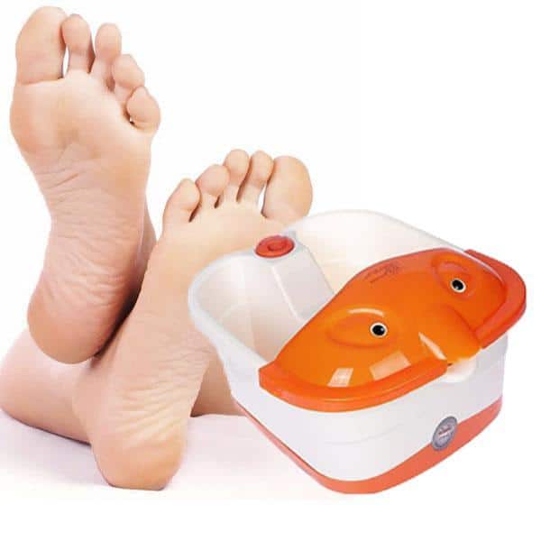 Fod spa med varme- boble- vibration & rullemassage