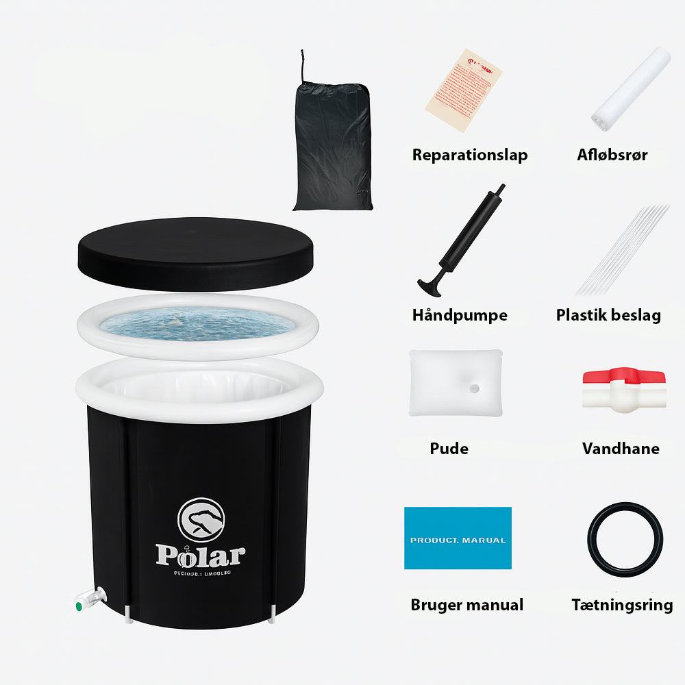 Isbad - Polar Recovery Deluxe Ø 80 cm m/termolåg