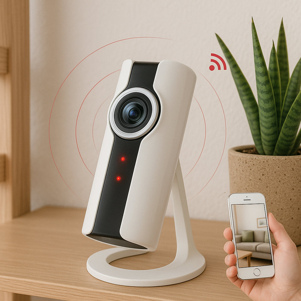 WiFi IP Overvågningskamera med 360° visning og 2-vejs lyd