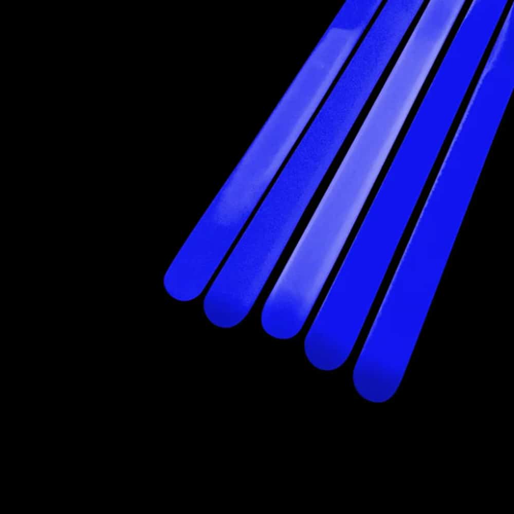 Knæklys XL 1 stk. 17 x 340 mm - blå, orange, grøn, rød, pink eller gul