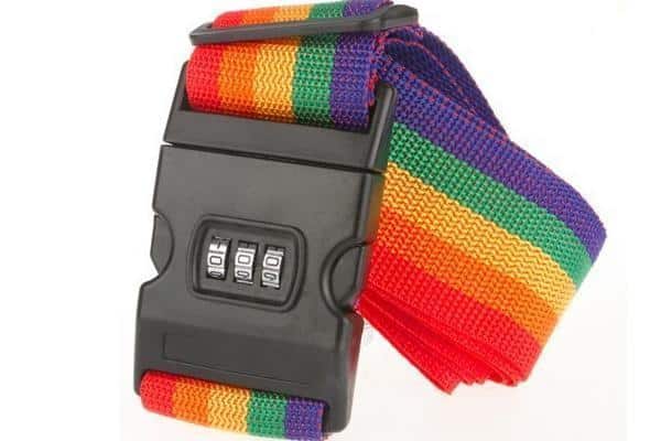 Farverig kuffertrem med eller uden kodelås