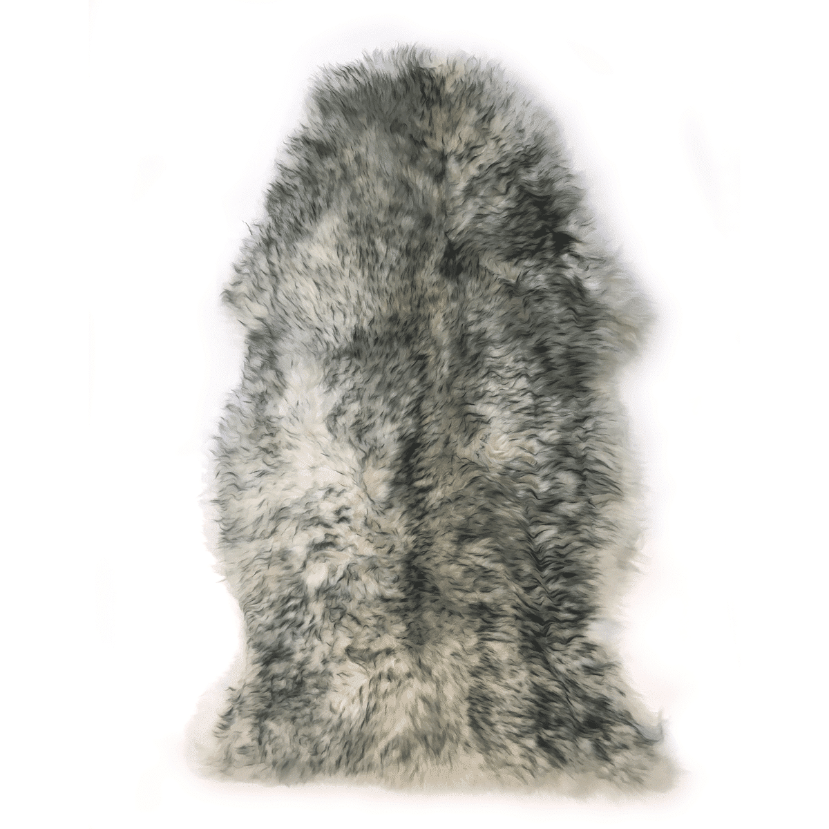 New Zealandsk Lammeskind til lænestol m.m. (hvid/sort)