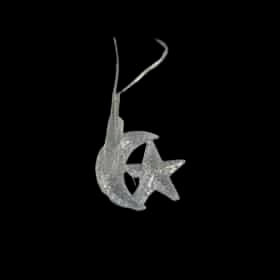 LED-lyskæde m/måne og stjerne (3,5 meter)