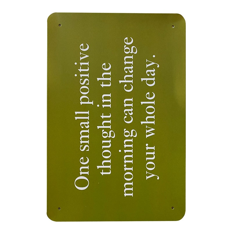 Metalskilt - One Small