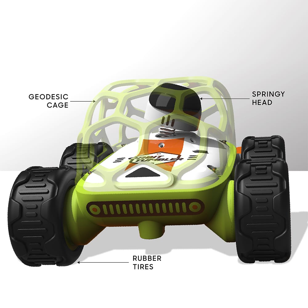 Orbit Tumbler - Fjernstyret Stuntbil med LED-lys