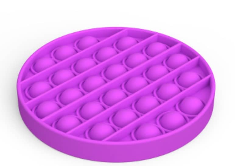 Fidget Toys - Pop It Bubbles - Cirkel (flere farver)