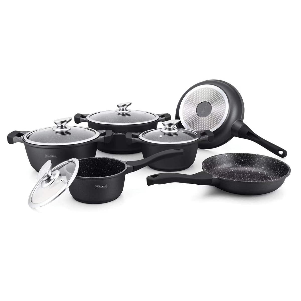 Royalty Line Grydesæt i aluminium (10 dele)