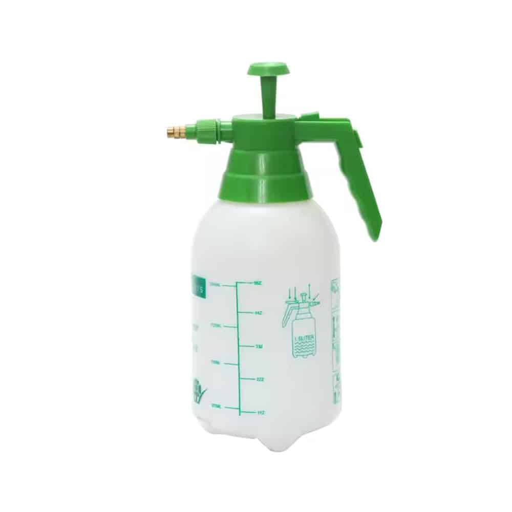 Tryksprøjte 2 liter med pumpe - grøn/hvid -