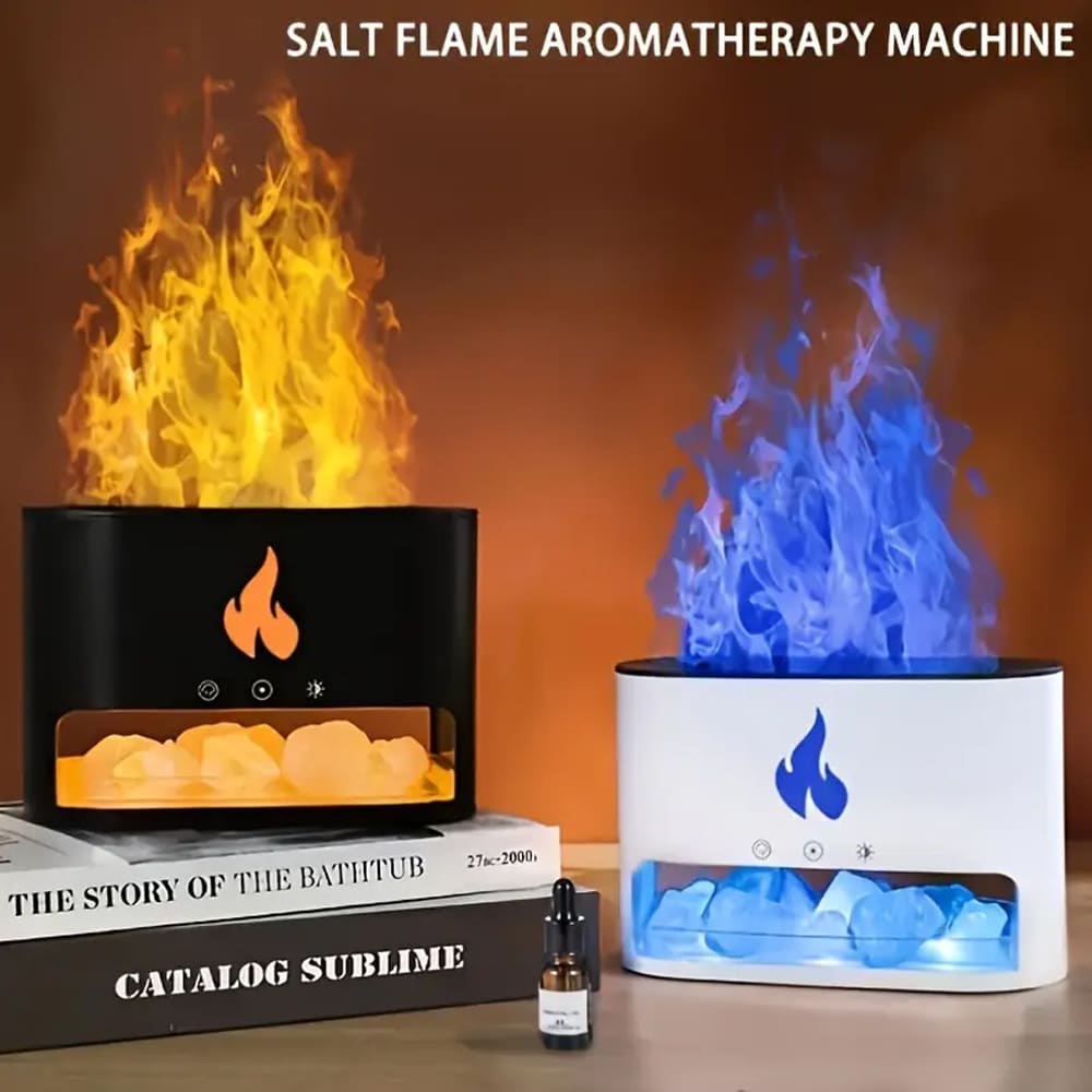 Vulkan Luftfugter & Aroma Diffuser 240 ml. med Krystalsalt