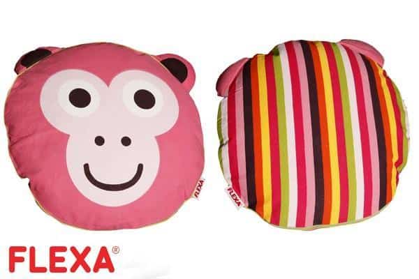 FLEXA børnepuder i forskellige farver & motiver