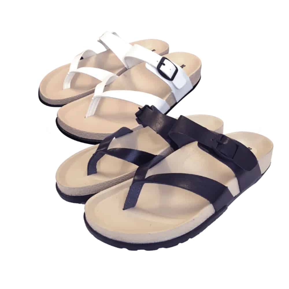 Sandaler Aerosoft Soft Unisex - hvid eller sort