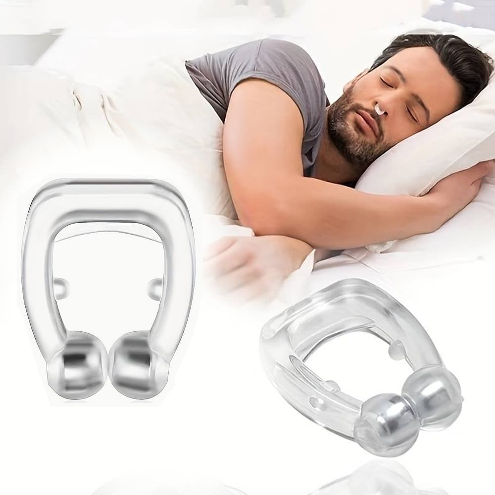 Snorkefri næseclip (undgå søvnløse nætter!)