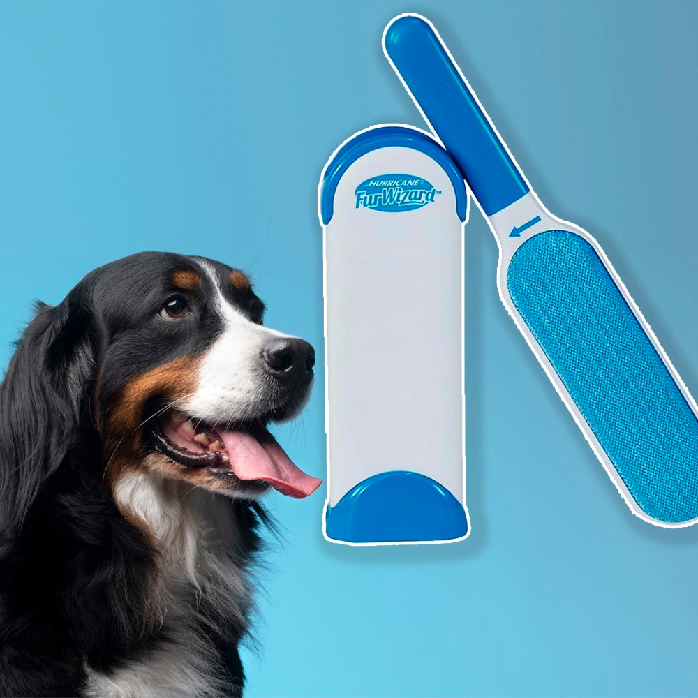 Pels- og fnugbørste -fjerner effektivt hår fra betræk og tekstiler