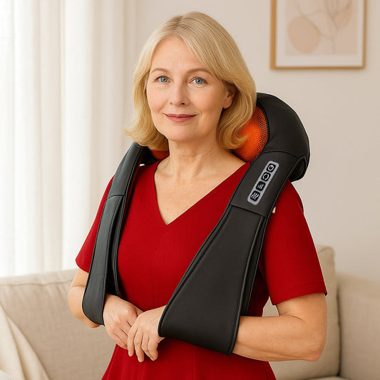 Massage & varmepude til nakke/skulder & ryg (Shiatsu V2)