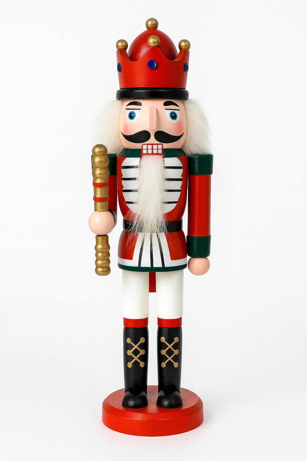 Nøddeknækker figurer i Træ  - 24 cm - 4 forskellige figurer -