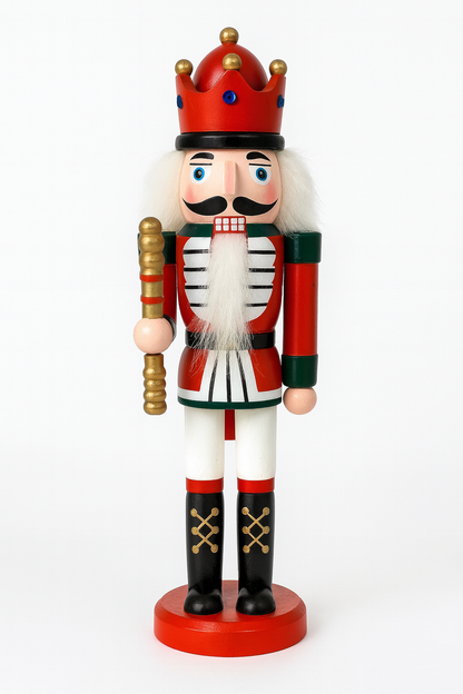 Nøddeknækker figurer i Træ  - 24 cm - 4 forskellige figurer -