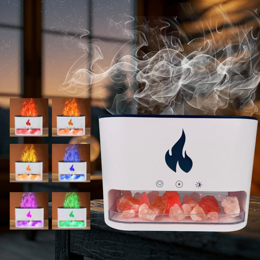Vulkan Luftfugter & Aroma Diffuser 240 ml. med Krystalsalt