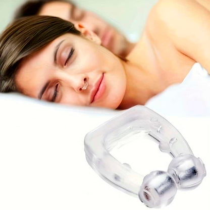 Snorkefri næseclip (undgå søvnløse nætter!)